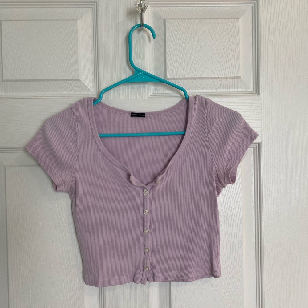 Brandy Melville Loose Fit Crop Top